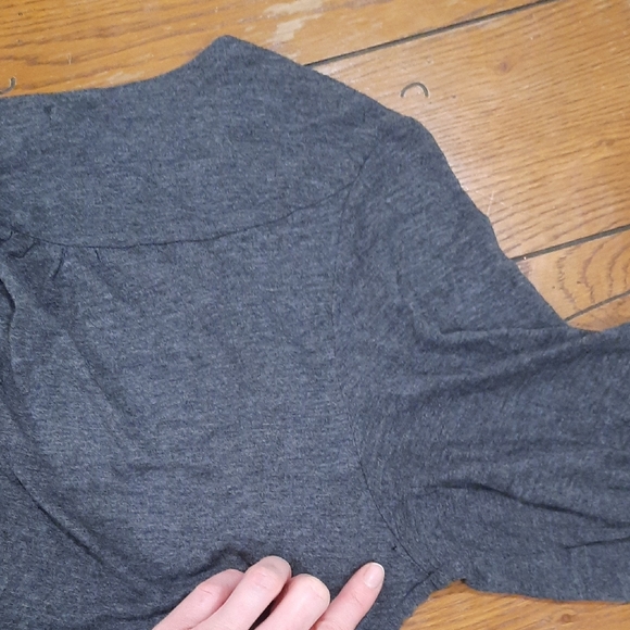 Banana Republic Grey Wrap Dress XL - Picture 5 of 9